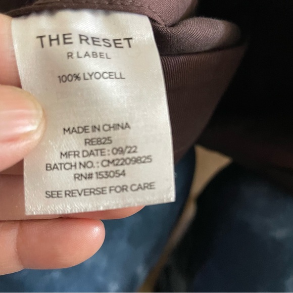 The Reset R Label Dark Brown women's Dress Pants size XS - Picture 4 of 7